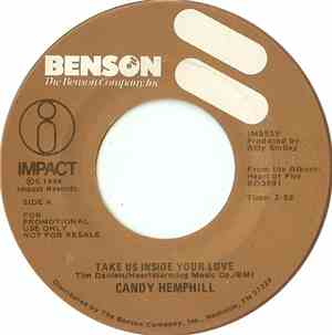 Candy Hemphill - Take Us Inside Your Love