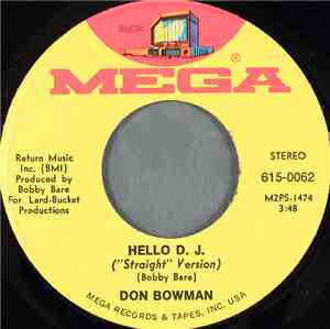 Don Bowman - Hello D. J.