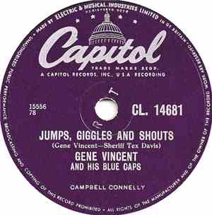 Gene Vincent And His Blue Caps - Jumps, Giggles And Shouts / Wedding Bells