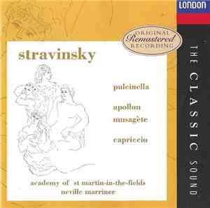 Stravinsky, Academy Of St. Martin-In-The-Fields, Neville Marriner - Pulcine ...