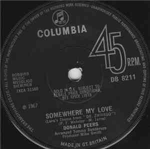 Donald Peers - Somewhere My Love