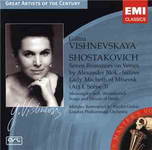 Galina Vishnevskaya • Shostakovich • Mussorgsky Orch. Shostakovich • Mstisl ...