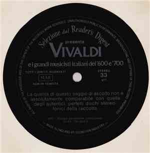 Various - Vivaldi E I Grandi Musicisti Italiani Del '600 E '700