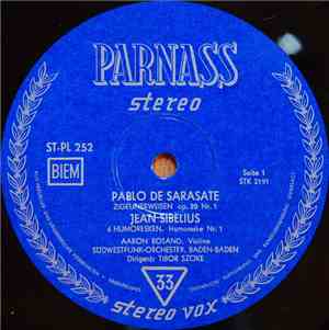 Aaron Rosand, Jean Sibelius - Paplo De Sarasate / 6 Humoresken
