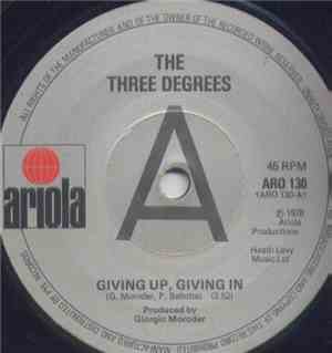 The Three Degrees - Giving Up, Giving In
