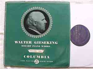 Walter Gieseking, Wolfgang Amadeus Mozart - Mozart Piano Works Volume Two