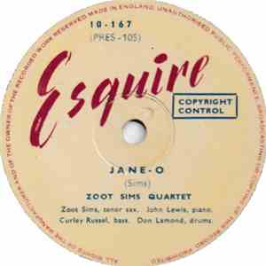 Zoot Sims Quartet - Jane-O / Memories Of You