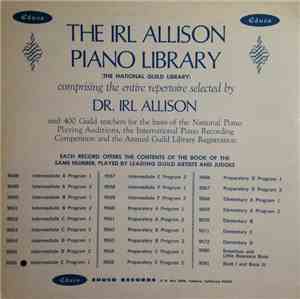 Dr. William Race - The Irl Allison Piano Library - Intermediate E, Program  ...