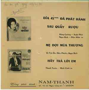 Hùng Cường & Bach Tuyêt / Ngọc Giàu -  Vì Yêu Anh Là Lính / Tượng Thêm Lần  ...