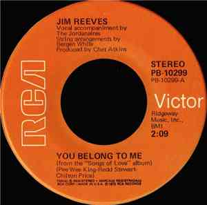 Jim Reeves - You Belong To Me / Maureen