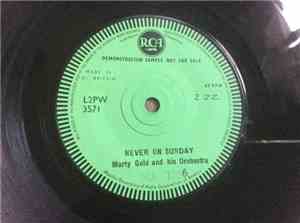 Marty Gold And His Orchestra - Never On Sunday