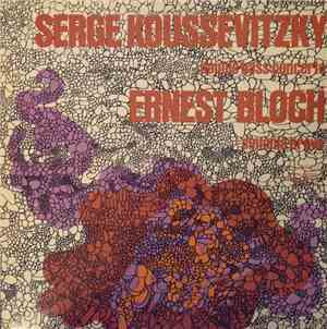 Serge Koussevitzky, Ernest Bloch, Gary Karr - Serge Koussevitzky: Concerto  ...