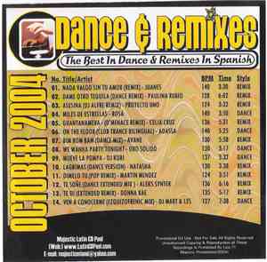 Various - Dance & Remixes - October 2004