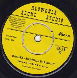 Haruna Ishola And His Group - Rasaki Ademola Balogun