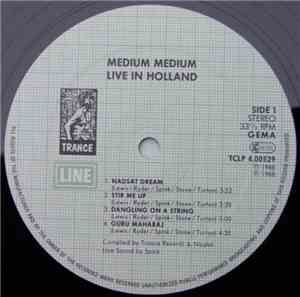 Medium Medium - Live In Holland