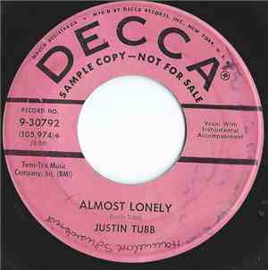 Justin Tubb With  Roger Miller - Almost Lonely