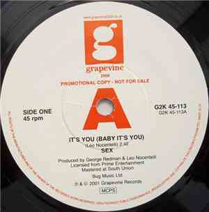 Sex  - It's You (Baby It's You) / It's You (Baby It's You) (Extended Versio ...