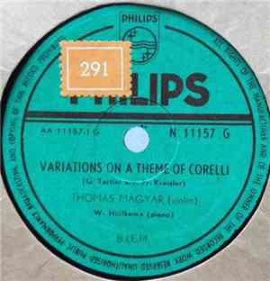 Thomas Magyar - Variations On A Theme Of Corelli / Pièce En Forme De Habane ...