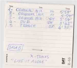 X-Trax - Give It Alone