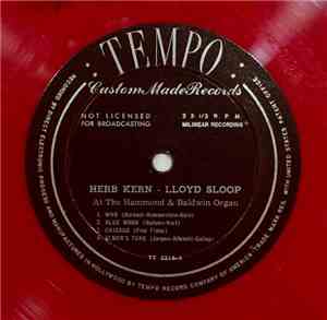 Herb Kern, Lloyd Sloop - At The Hammond & Baldwin Organ