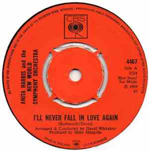 Anita Harris And The New World Orchestra - I'll Never Fall In Love Again /  ...