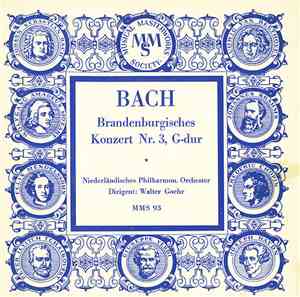 Bach, Niederländisches Philharmon. Orchester, Walter Goehr - Brandenburgisc ...