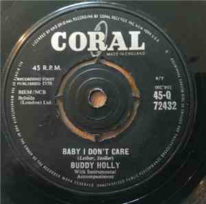 Buddy Holly - Baby I Don't Care