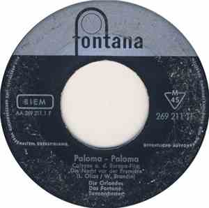 Die Orlandos - Paloma - Paloma / Alaska (Wir Waren Nie Allein)