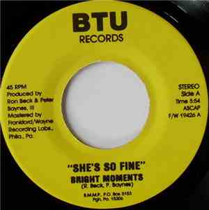 Bright Moments  - She's So Fine / Theme From She's So Fine