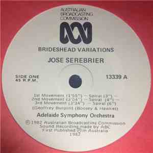 Jose Serebrier, Adelaide Symphony Orchestra - Brideshead Variations