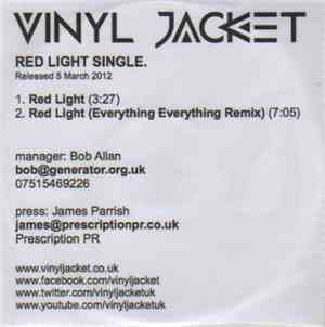 Vinyl Jacket - Red Light