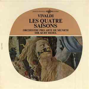 Vivaldi - Orchestre Pro Arte De Munich Conducted By Kurt Redel - Les Quatre ...