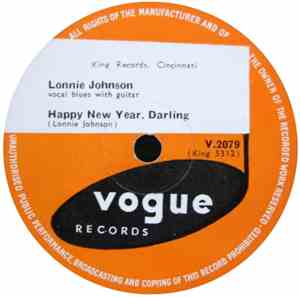 Lonnie Johnson  - Happy New Year, Darling / Little Rockin' Chair