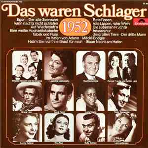 Various - Das Waren Schlager 1952