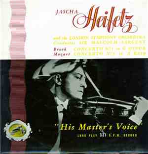 Bruch / Mozart - Jascha Heifetz, Sir Malcolm Sargent, The London Symphony O ...
