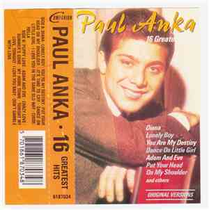 Paul Anka - 16 Greatest Hits