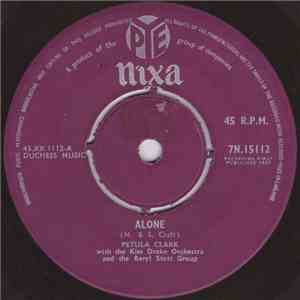 Petula Clark With The Kim Drake Orchestra - Alone