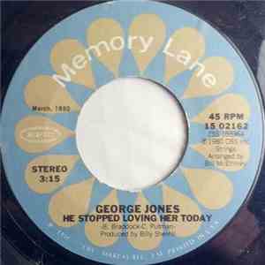 George Jones  - He Stopped Loving Her Today / I'm Not Ready Yet