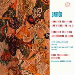 Bartók, Eva Bernáthová, Jaroslav Karlovský - Concerto For Piano And Orchest ...