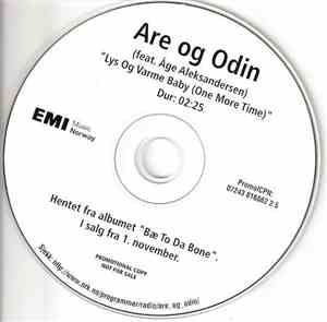 Are Og Odin Feat Åge Aleksandersen - Lys Og Varme Baby (One More Time)