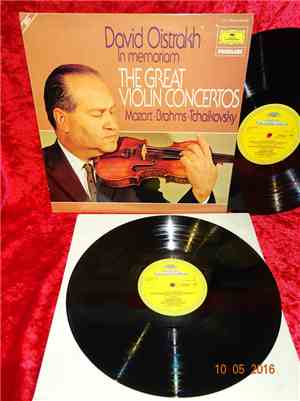 David Oistrakh, Wolfgang Amadeus Mozart, Johannes Brahms, Pyotr Ilyich Tcha ...