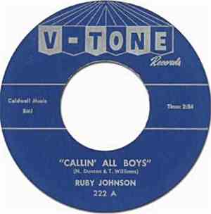 Ruby Johnson - Callin' All Boys / Pleadin' Heart
