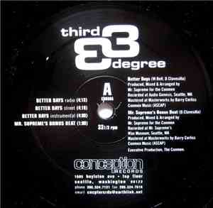 Third Degree - Better Days / Uprising