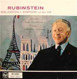 Rubinstein Conducted By Wallenstein • Symphony Of The Air, Saint-Saëns / Fr ...
