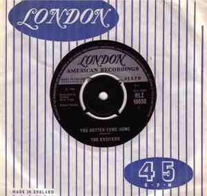 The Exciters - You Better Come Home / Weddings Make Me Cry