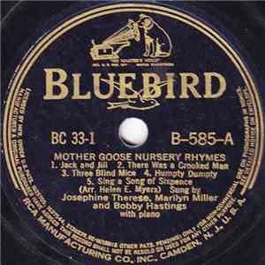 Josephine Therese ,  Marilyn Miller  And Bobby Hastings - Mother Goose Nurs ...