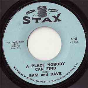 Sam And Dave - A Place Nobody Can Find/Goodnight Baby