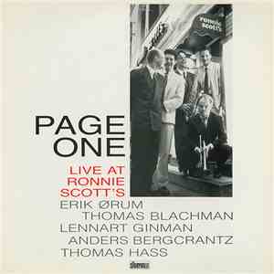 Page One  - Live At Ronnie Scott's