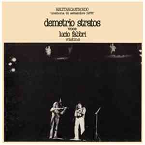 Demetrio Stratos - Recitarcantando