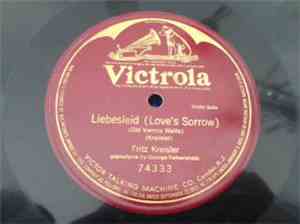 Fritz Kreisler - Liebesleid (Love's Sorrow)